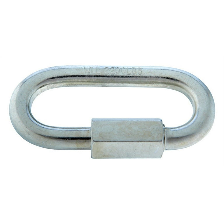 Campbell Zinc-Plated Steel Quick Link 2200 lb 3-3/16 in. L Campbell Zinc-Plated Steel Quick Link 2200 lb 3-3/16 in. L