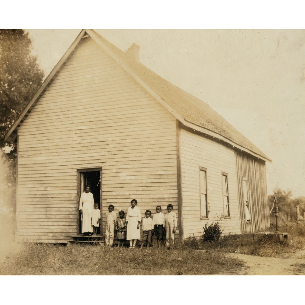 Picking Cotton in Oklahoma Fields Poster Print (24 x 36)