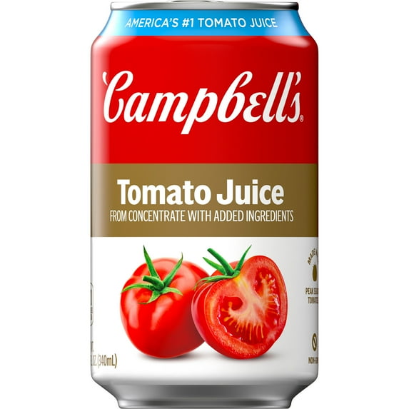 Campbell's 100% Tomato Juice, 11.5 fl oz Can