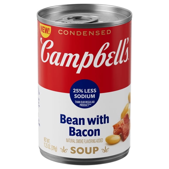 Campbell’s Bean with Bacon Soup 10.5 oz, Pack of 1