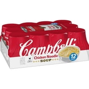Campbell's Condensed CHICKEN NOODLE Soup, 10.75 Ounce Can, Quantity of 12