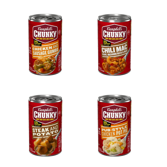 Campbells Chunky 8-Pack Rich Soups to Keep You Full and Warm