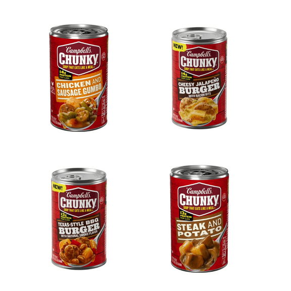 Campbells Chunky 8-Soup Comfort Collection A Hearty Meal in Every Spoonful
