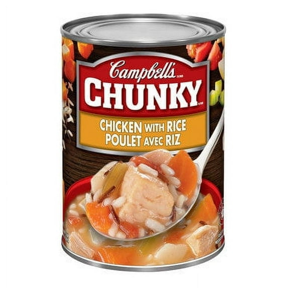 Campbell's Chunky Chicken with Rice Soup, 540mL/18.3 oz
