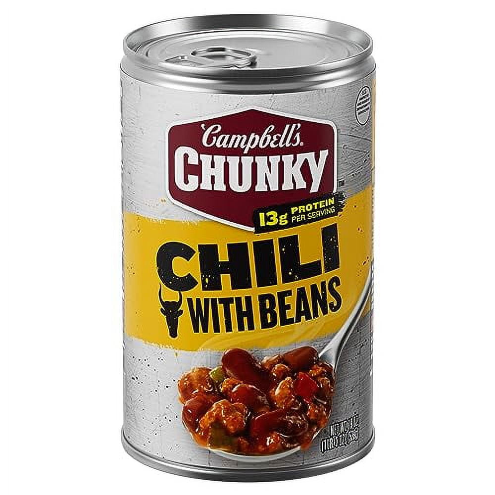 Campbell's Chunky Chili with .. .. Beans, 19 oz .. Can