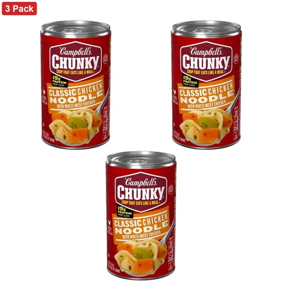 Campbell's Chunky Classic Chicken Noodle Soup - 18.6oz