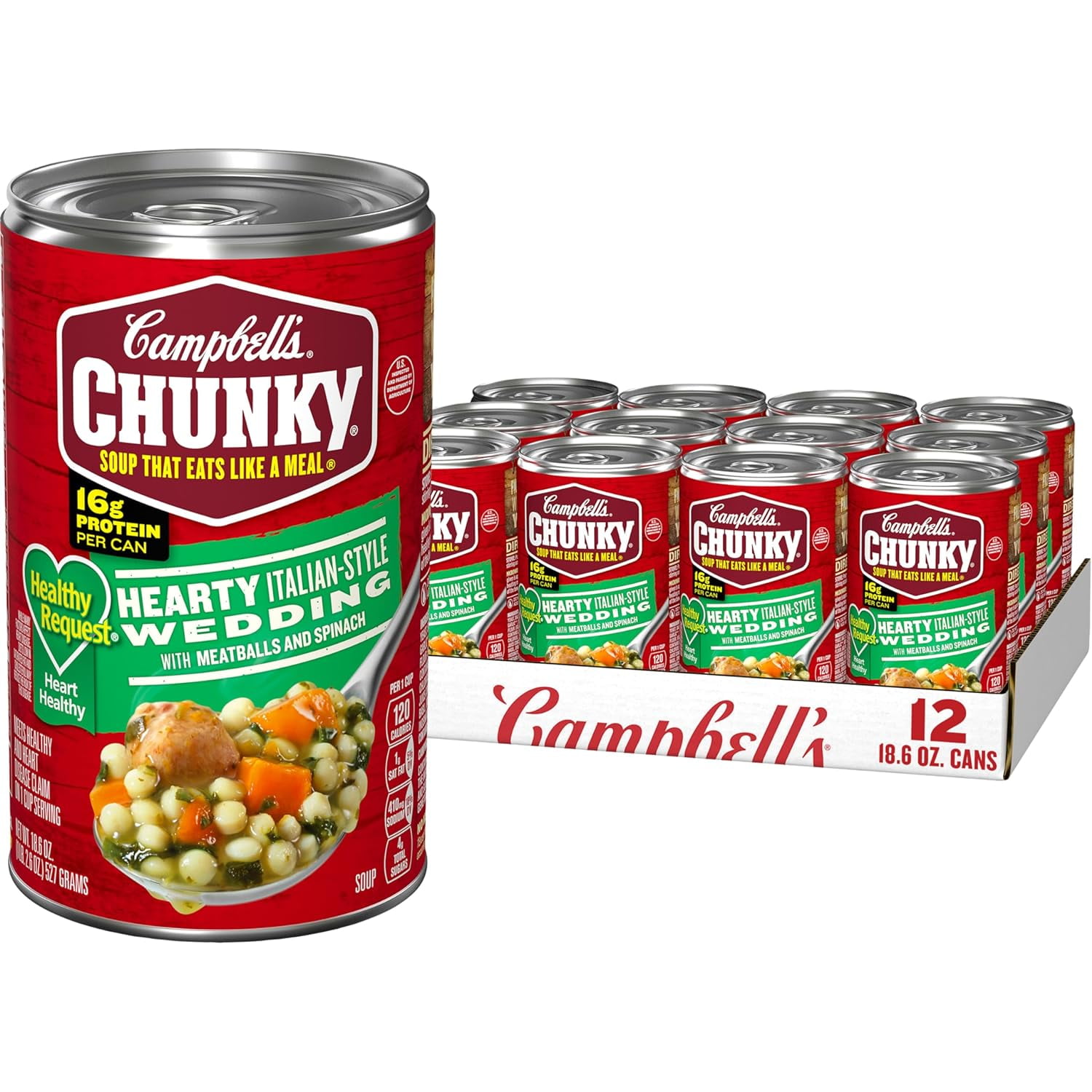 Campbell’s Chunky Healthy Request Soup, Hearty Italian Wedding Soup