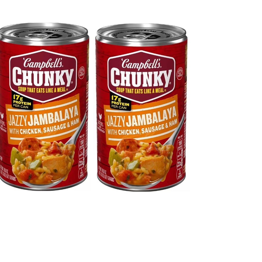 Campbell's Chunky Jazzy Jambalaya with Chicken, Sausage & Ham Soup 18
