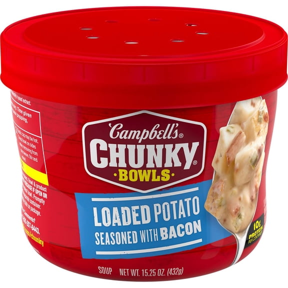 Campbell's Chunky Loaded Potato Seasoned with Bacon Soup - 15.25 oz- Pack of 2