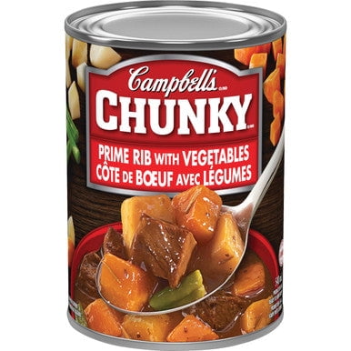 Campbell's Chunky Prime Rib Vegetable Soup, 540ml/18.3 oz