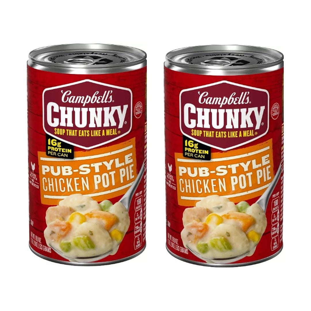 Campbell's Chunky PubStyle Chicken Pot Pie Soup 18.8oz pack of 2