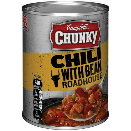 Campbell's Chunky Roadhouse Chili with Bean Soup, 14.2 oz