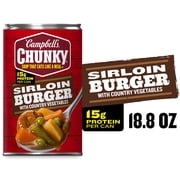 Campbell's Chunky Sirloin Burger with Country Vegetables Soup, 18.8 oz Can