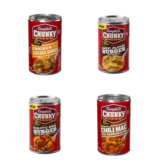 Campbells Chunky Soup 8-Pack A Hearty, Filling Selection for Every Taste