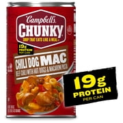 Campbell’s Chunky Chili Dog Mac Soup, 18.8 oz Can