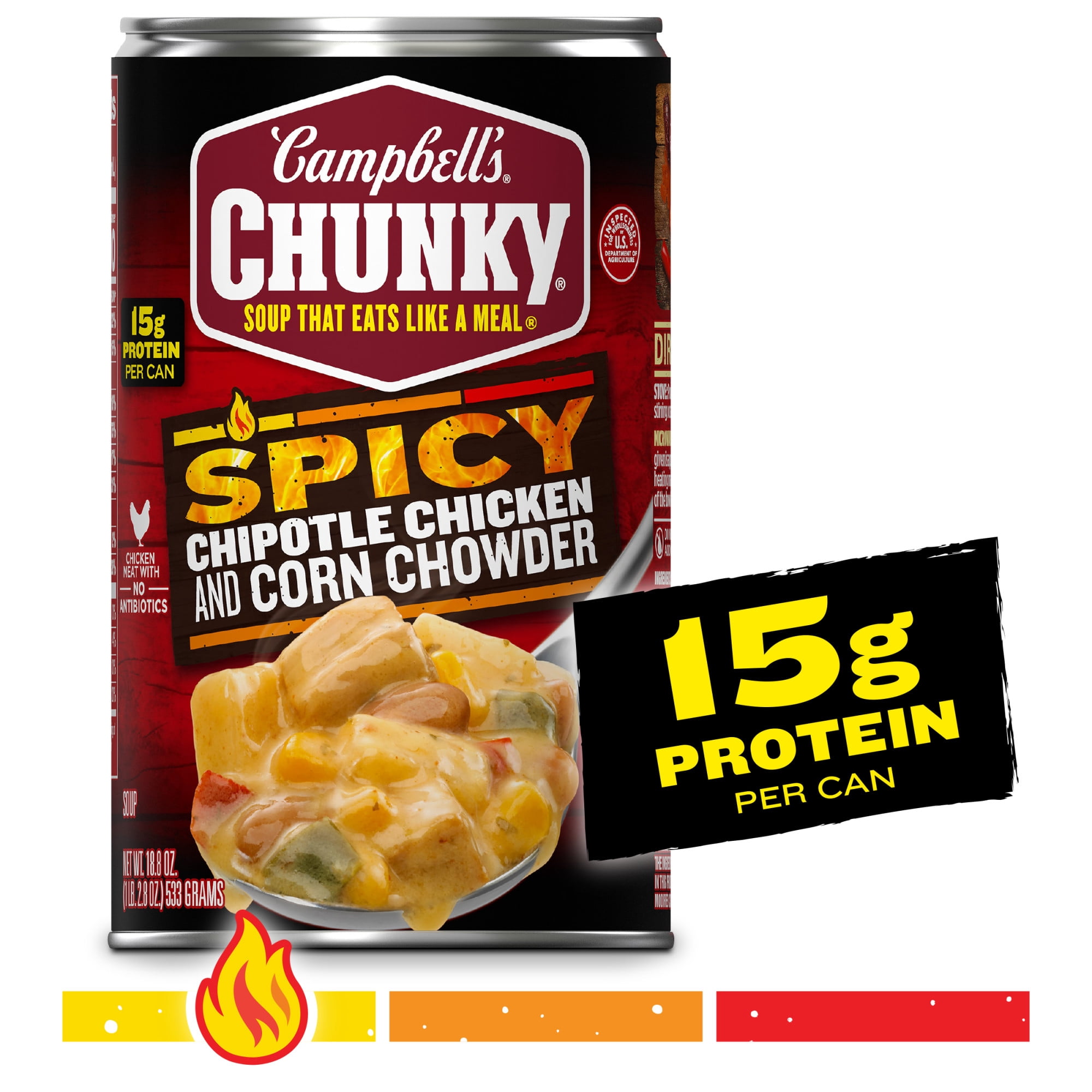 Campbell‚Äôs Chunky Chipotle Chicken Corn Chowder Soup, 18.8 oz