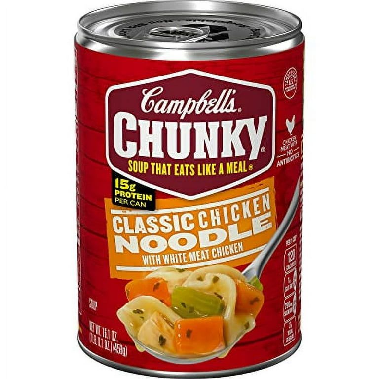 campbell soupさま専用 Campbellâ€™s Chunky Soup, Classic Chicken Noodle Soup, 16.1 Oz Can