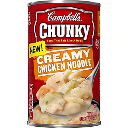 Campbell's Chunky Soup, Creamy Chicken Noodle, 18.6 oz, Quantity of 6