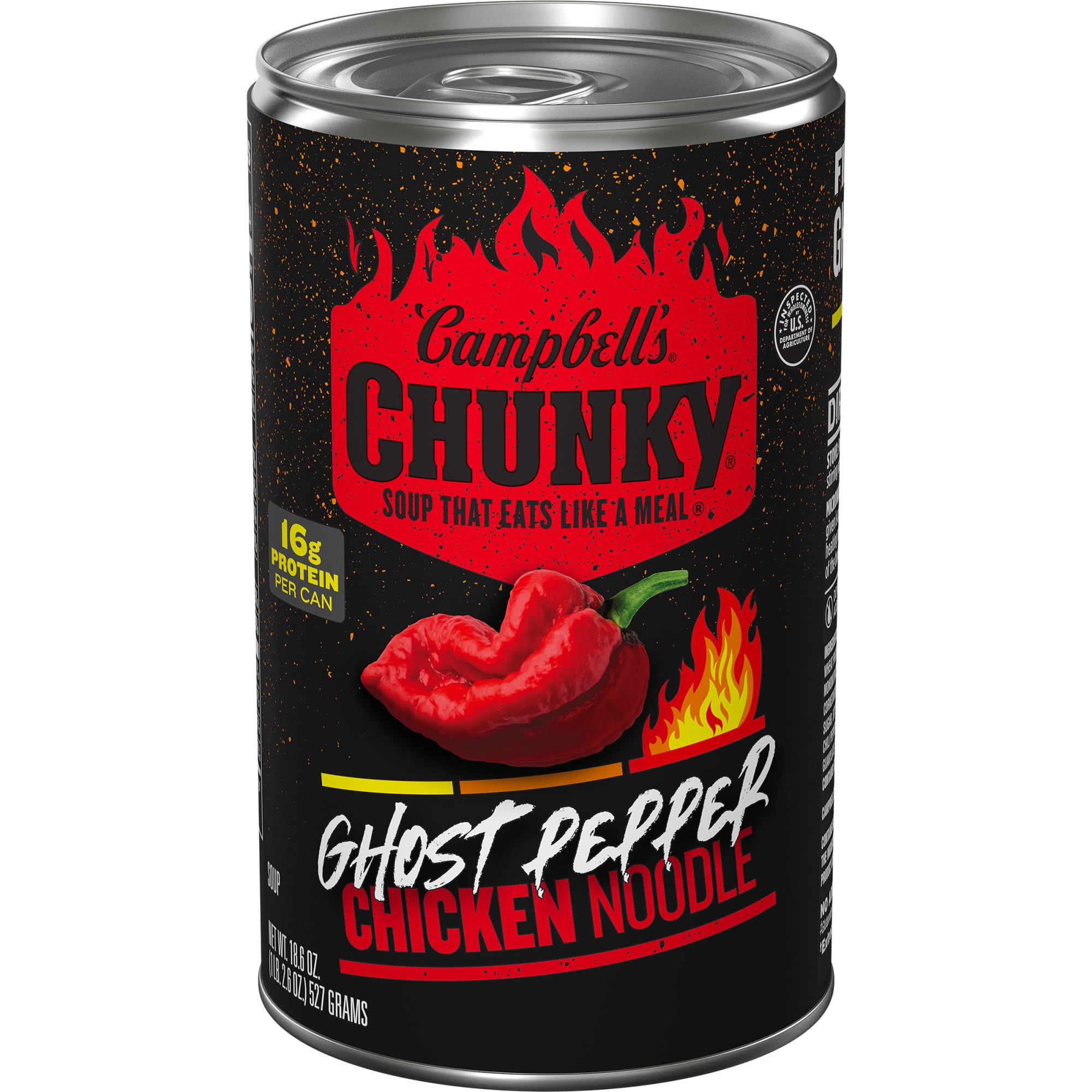 BUMP OF CHICKENＣＤ Chunky Ghost Pepper Chicken Noodle Soup 18.6 oz Can Spicy Ready-to