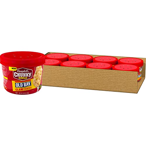 Campbellâ€™s Chunky Soup, OLD BAY Seasoned Clam Chowder, 15.25 oz