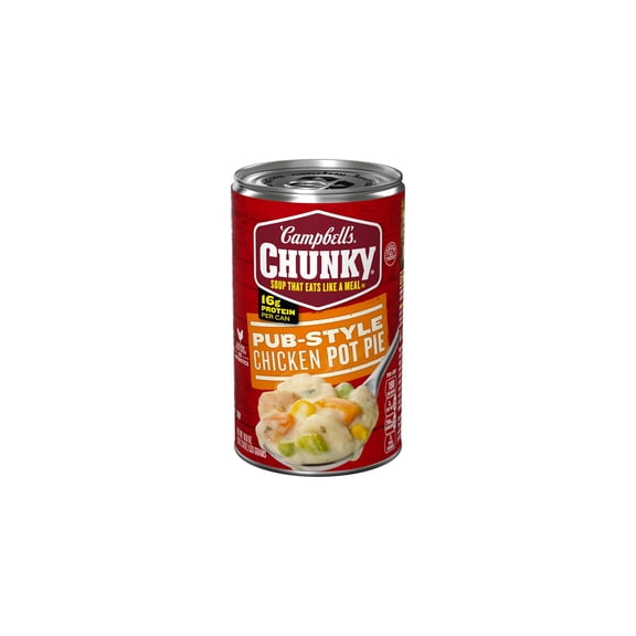 Campbell's Chunky Soup, Pub-Style Chicken Pot Pie, 18.8 oz Can (Pack of 14)