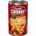 thumbnail image 1 of Campbell's Chunky Soup Ready to Serve Chicken Tortilla Soup with Grilled White Meat Chicken 18.6 oz Can (Pack of 7), 1 of 5