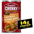 thumbnail image 1 of Campbell's Chunky Soup, Ready to Serve Chicken and Sausage Gumbo, 18.8 oz Can, 1 of 16