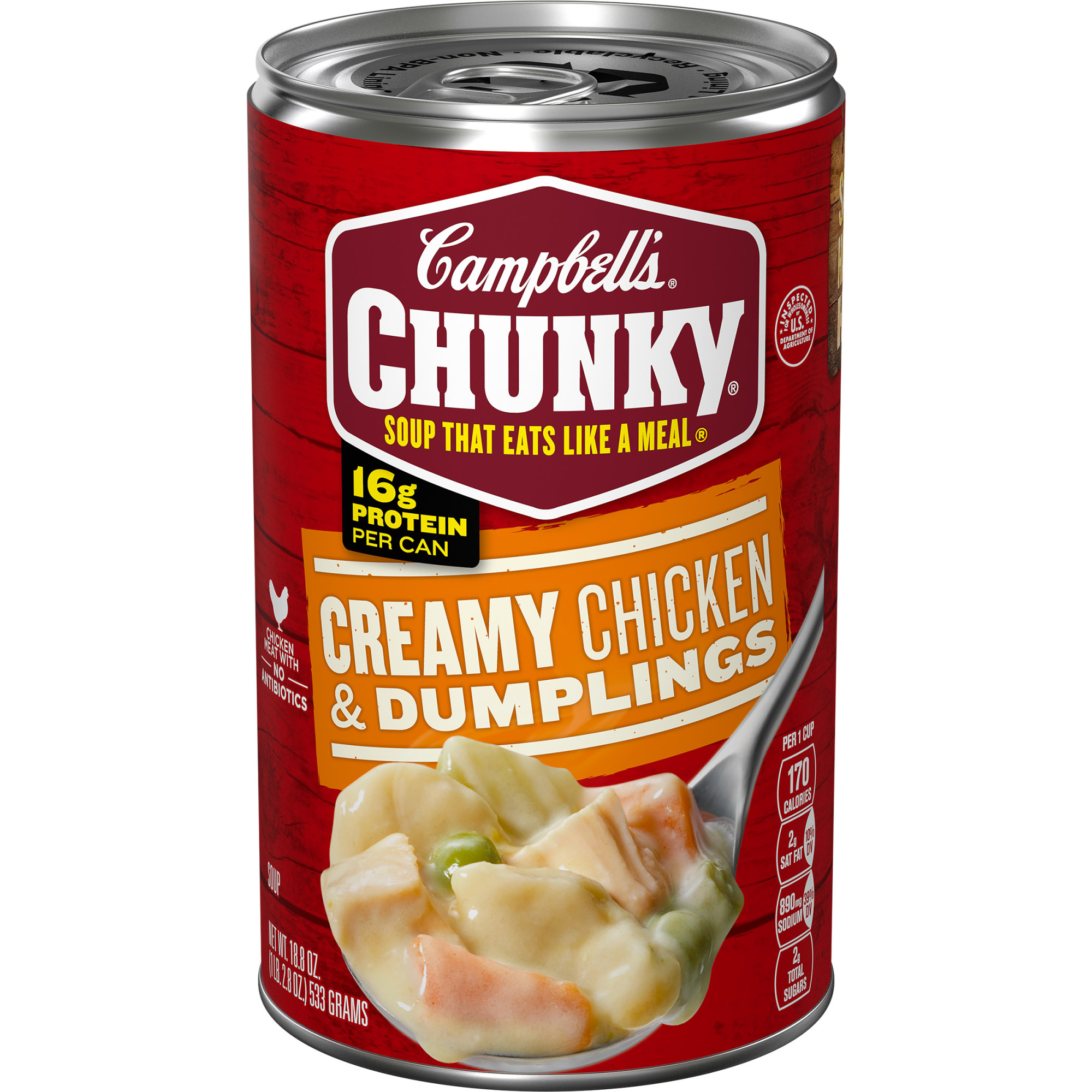 Campbell s Chunky Creamy Chicken And Dumplings Soup With 16g Protein Campbell s Chunky Creamy Chicken And Dumplings Soup With 16g Protein