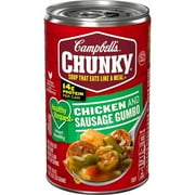 Campbell's Chunky Soup, Ready to Serve Healthy Request Chicken and Sausage Gumbo, 18.8 Oz Can, Quantity of 1