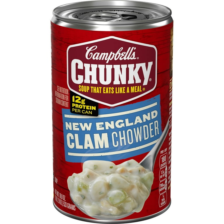 Clam chowder can deals