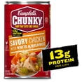 thumbnail image 1 of Campbell's Chunky Soup, Ready to Serve Savory Chicken with White and Wild Rice Soup, 18.8 oz Can, 1 of 15