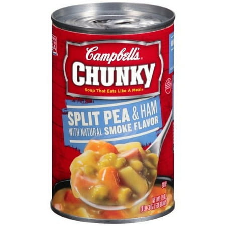 Campbell's Chunky Split Pea with Ham Soup (Pack of 24)