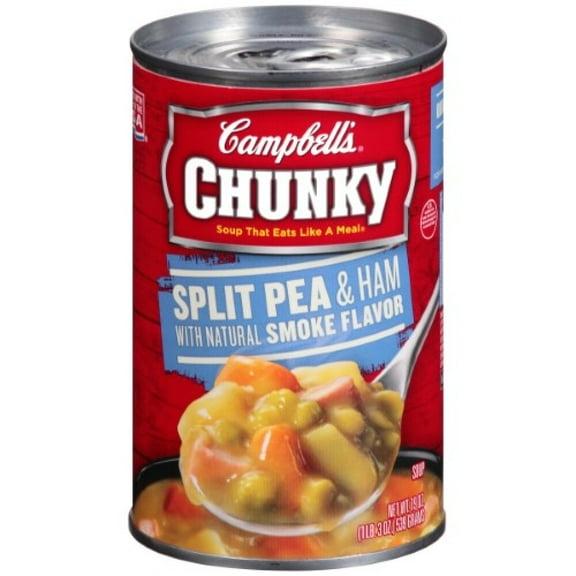 Campbell's Chunky Split Pea with Ham Soup (Pack of 3)