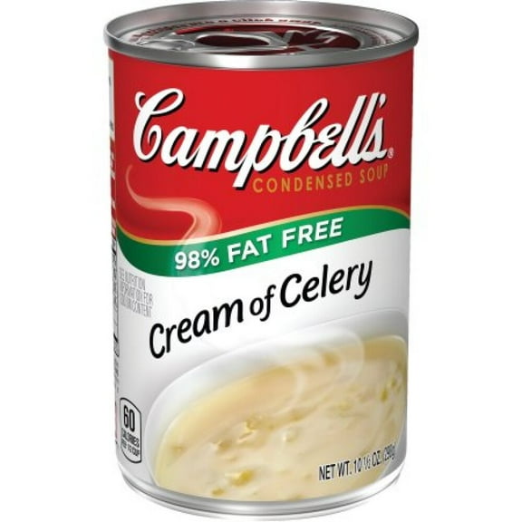 Campbell's Condensed 98% Fat Free Cream of Celery Soup 10.5 oz. can (Pack of 10)
