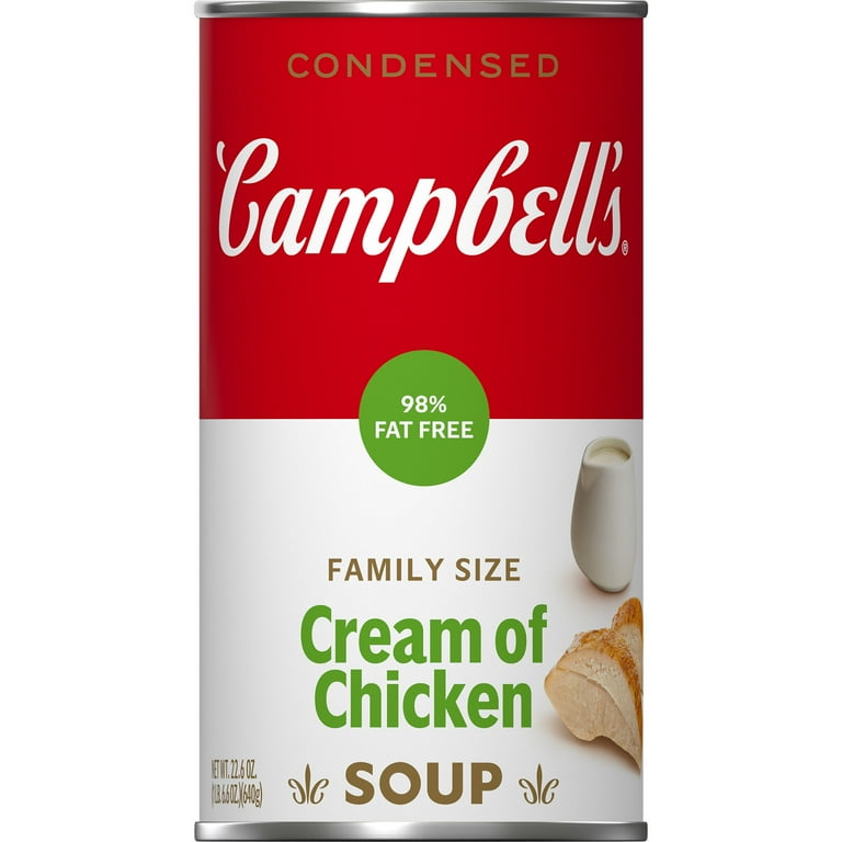 Campbell's Condensed 98% Fat Free Cream of Chicken Soup, 22.6 oz