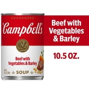 Campbell's Condensed Beef Soup with Vegetables and Barley, 10.5 oz Can