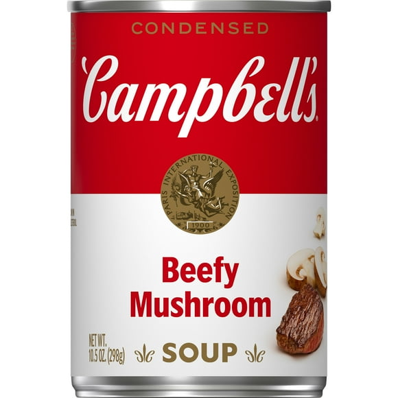 Campbell's Condensed Beefy Mushroom Soup, 10.5 oz Can