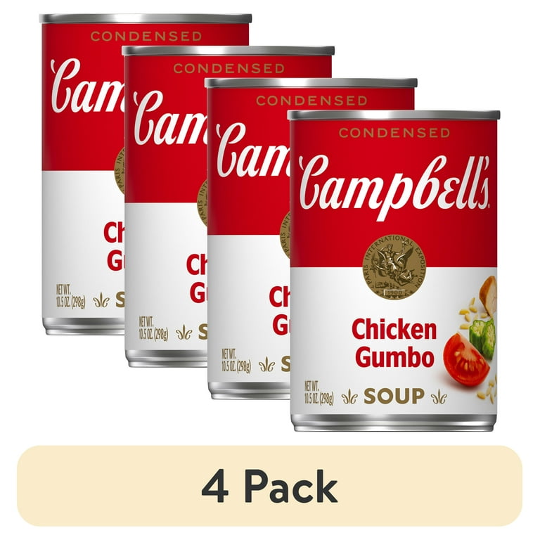 Campbell's Condensed Chicken Gumbo Soup, 10.5 Ounce Can 