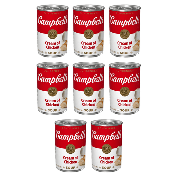 Campbell's Condensed Chicken Gumbo Soup, 10.5 oz Can (Pack of 8)