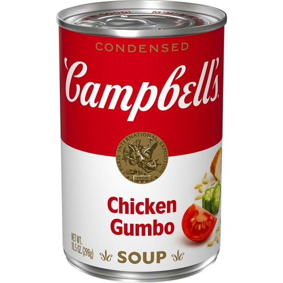Campbell's Condensed Chicken Gumbo Soup, 10.5 oz Can
