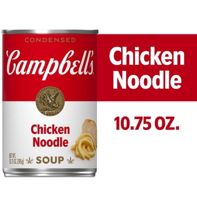 Campbell’s Condensed Chicken Noodle Soup, 10.75 oz Can