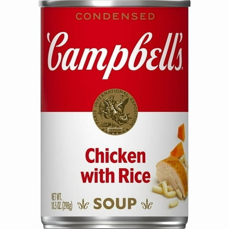 Campbell's Condensed Chicken and Rice Soup 10.5 oz Can (Pack of 7)