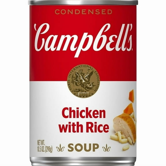 Campbell's Condensed Chicken and Rice Soup 10.5 oz Can (Pack of 7)