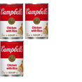 thumbnail image 1 of Campbell's Condensed Chicken with Rice Soup - 10.5oz pack of 3, 1 of 4