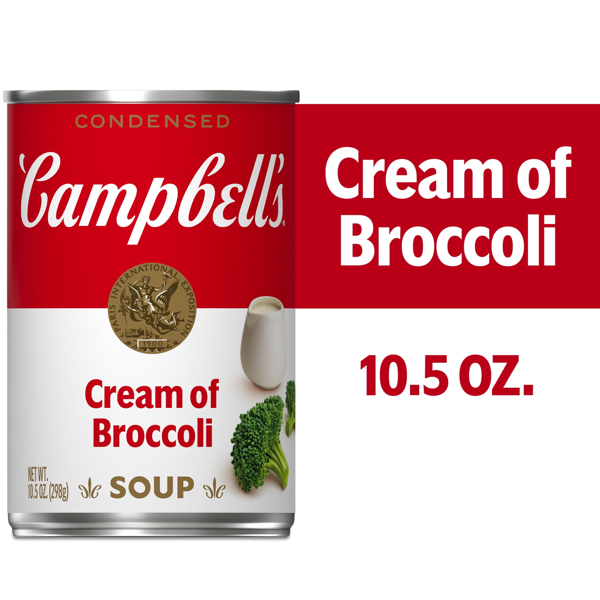 Campbell's, Cream of Broccoli Soup, 10.5 oz Can, Vegetarian