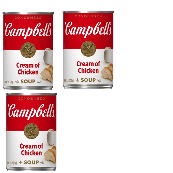 Campbell's Condensed Cream of Chicken Soup - 10.5oz pack of 3