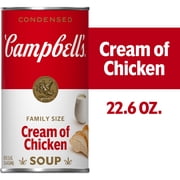 Campbell's Condensed Cream of Chicken Soup, 22.6 oz Family Size Can