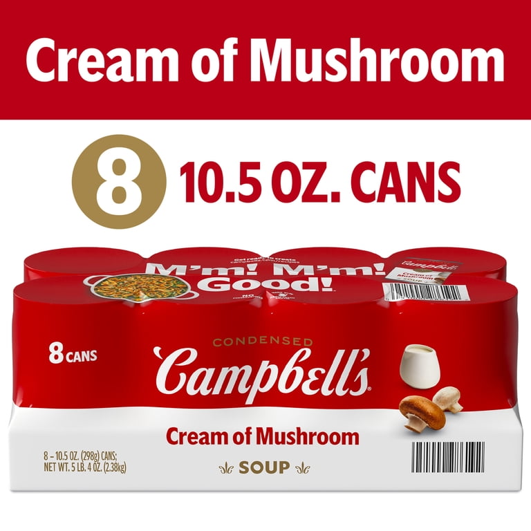 M&S Creamy Mushroom Cup Soup 10箱【まるまる様】 Campbell's, Condensed Cream of Mushroom Soup, 10.5 oz Can, 8 Pack