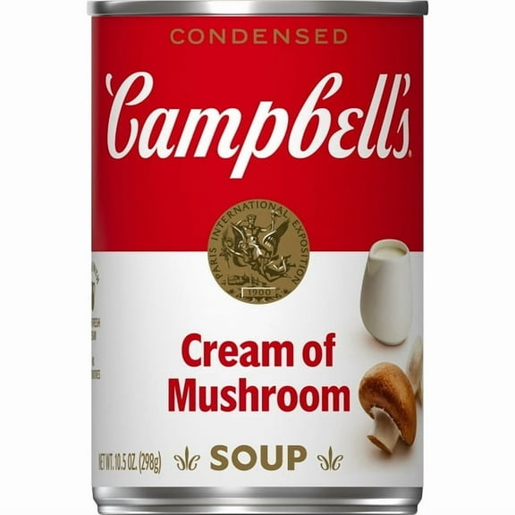Campbell's Condensed Cream of Mushroom Soup 10.5 oz Can (Pack of 5)