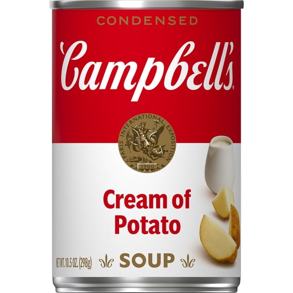 Campbell's Condensed Cream of Potato Soup, 10.5 oz Can (Pack of 8)